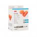 3M Disposable Earplugs 1100 Soft Foam Orange (Pack of 50) 1100-50 3M81335