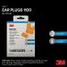 3M Disposable Earplugs 1100 Soft Foam Orange (Pack of 50) 1100-50 3M81335