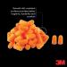 3M Disposable Earplugs 1100 Soft Foam Orange (Pack of 50) 1100-50 3M81335