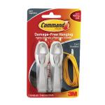 3M Command Adhesive Cord Bundlers (Pack of 2) 17304 3M83049