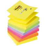 Post-it Z-Notes 76x76mm Neon Rainbow (Pack of 6) R330NR 3M83813