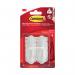 3M Command Adhesive Hook Medium White (Pack of 2) 17081 3M85158