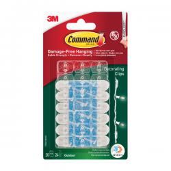 3M Command Small Oval Hooks with Command Adhesive Strips