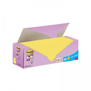 Photos - Self-Stick Notes Post-it Super Sticky ZNotes Canary Yellow Cabinet 76x76mm 24 Pack 