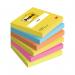 Post-it Notes 76x76mm Energetic Colour Collection (Pack of 6) 50021 3M87123