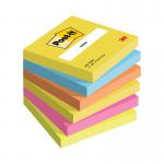 Post-it Notes 76x76mm Energetic Colour Collection (Pack of 6) 50021 3M87123