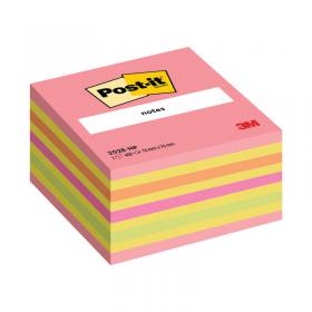 Post-it Note Sticky Notes Cube 76x76mm Neon 350 Sheets 2028NP 3M87136