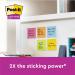 Post-it Super Sticky Z-Notes 76 x 76mm Miami (Pack of 6) R330-6SS-MIA 3M87168