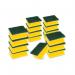 Scotch-Brite Classic Nail Saver Heavy Duty Scrub Sponge (Pack of 16) 7100248034 3M88927