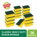 Scotch-Brite Classic Nail Saver Heavy Duty Scrub Sponge (Pack of 16) 7100248034 3M88927