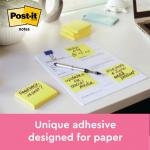 Post-it Notes 38x51mm Canary Yellow VALUE PACK 4 FREE Pads (Pack of 20) 653CY-VP20 3M90694