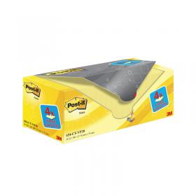 Post-it Notes 76x76mm Canary Yellow VALUE PACK 4 FREE Pads (Pack of 20) 654CY-VP20 3M90699