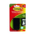 3M Command Medium Picture Hanging Strips Black (Pack of 4) 17201BLK 3M91484