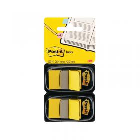 Post-it Index Tabs Dispenser with Yellow Tabs (2 Pack) 680-Y2EU 3M92061