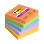 Post-it Super Sticky Notes Boost 76x76mm 90 Sheet (Pack of 5) 7100258933 3M92419