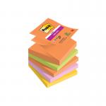 Post-it Super Sticky Z-Notes Boost Colour 76x76mm 90 (Pack of 5) 7100258789 3M92423