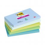 Post-it Super Sticky Notes Oasis 76x127mm 90 Sheets (Pack of 5) 7100258790 3M92437