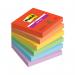 Post-It Super Sticky Notes 90 Sheets 76x76mm Playful Colours Assorted (Pack of 6) 654-6SS-PLAY 3M92443
