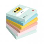 Post-it Notes Beachside Colour 76x76mm 100 Sht (Pack of 6) 7100259201 3M92610