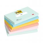 Post-it Notes Beachside Colour 76x127mm x100 (Pack of 6) 7100259082 3M92649