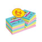 Post-it Super Sticky Notes Cosmic 76x76mm 90 Pack of 8 x4 FOC 7100259229 3M92718