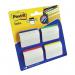 Post-it Index Angled Filing Tabs Assorted (Pack of 24) 686-A1 3M93619