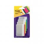 Post-it Index Flat Filing Tabs Assorted (24 Pack) 686-F1 3M93620