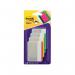 Post-it Index Flat Filing Tabs Assorted (24 Pack) 686-F1 3M93620