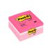 Post-it Note Colour Cube 76 x 76mm Pink 400 Sheets 2040P