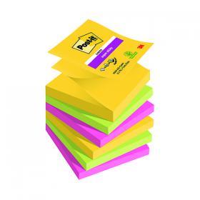 Post-it Z-Notes Carnival Colour 76x76mm (Pack of 6) 7100147840 3M99955