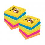 3M Post-it Super Sticky Notes 76x76mm Rio Assorted Buy 2 Get 1 Free 3M811219