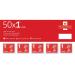 Royal Mail First Class Large Letter Stamps [Pack 50] 4003982