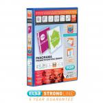 Elba Panorama Presentation Ring Binder PP 2 D-Ring 25mm Capacity A4 Blue Ref 400008412 [Pack 6] 400475