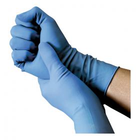 Nitrile Food Preparation Gloves Powder-free Medium Size 7.5 Blue 50 Pairs 4004772