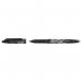 Pilot FriXion Rball Pen Eraser Rewriter Medium 0.7mm Tip 0.35mm Line Black Ref 4902505322709 [Pack 12] 4007999