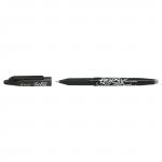 Pilot FriXion R/ball Pen Eraser Rewriter Medium 0.7mm Tip 0.35mm Line Black Ref 4902505322709 [Pack 12] 4007999