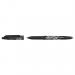 Pilot FriXion R/ball Pen Eraser Rewriter Medium 0.7mm Tip 0.35mm Line Black Ref 4902505322709 [Pack 12] 4007999