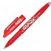 Pilot FriXion Rollerball Pen Eraser Rewriter Medium 0.7mm Tip 0.35mm Line Red Ref 4902505322716 [Pack 12] 4008007