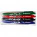 Pilot FriXion Rball Pen Eraser Rewriter Medium 0.7mm Tip 0.35mm Line Blue Ref 4902505322723 [Pack 12] 4008011