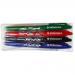Pilot FriXion R/ball Pen Eraser Rewriter Medium 0.7mm Tip 0.35mm Line Blue Ref 4902505322723 [Pack 12] 4008011