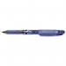 The picture is of a set of 12 Pilot Rollerball Pens in the FriXion Point Hi-Tecpoint style. The pens have a 0.5mm tip and produce a 0.25mm line in a bold blue color. They are erasable and perfect for precision writing.