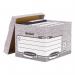 Bankers Box By Fellowes System Standard Storage Box Foolscap Fsc Ref 00810-Ff [Pack 10] 4010452