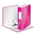 Leitz WOW Lever Arch File 80mm Spine for 600 Sheets A4 Pink Ref 10050023 [Pack 10] 4010475