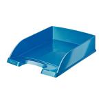 Leitz WOW Letter Tray Stackable Glossy Metallic W245xD380xH70mm Met Blue Ref 52263036 4010680