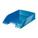 Leitz WOW Letter Tray Stackable Glossy Metallic W245xD380xH70mm Met Blue Ref 52263036 4010680