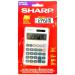 Sharp Handheld Calculator 8 Digit 3 Key Memory Solar and Battery Power 71x17x116mm Silver Ref EL240SAB 4013121