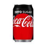 Coca Cola Coke Zero Soft Drink Can 330ml Ref N001018 [Pack 24] 4013338
