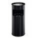 Durable Ashtray Waste Bin with 1.5 Kilos of Silver Sand 17 Litres with 2 Litre Ashtray Black Ref 333001 [Each] 4013669