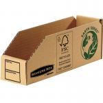 Bankers Box By Fellowes Parts Bin Corrugated Fibreboard Packed Flat W76Xd280Xh102Mm Ref 0735201 [Pack 50] 4013987