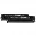 HP 128A Laser Toner Cartridge Page Life 2000pp Black Ref CE320AD [Pack 2] 4016308